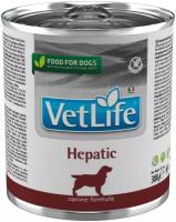 Влажный корм для собак Farmina Vet Life Hepatic, при заболевании печени 6 шт. х 300 г