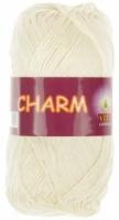 Пряжа Vita cotton Charm молочный (4153), 100%мерсеризованный хлопок, 106м, 50г, 1шт