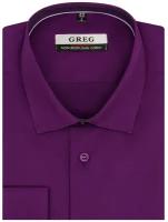 Рубашка GREG, размер 174-184/42, фиолетовый