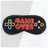 Маска для сна Game over, 19.3 х 9.5 см