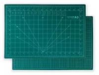 Мат для резки, 45 × 30 см, А3, цвет зелёный, DK-003
