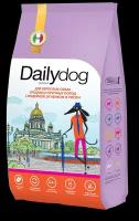 Dailydog Casual сухой корм для взрослых собак средних и крупных пород с индейкой, ягненком и рисом - 12 кг