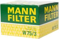 MANN-FILTER Масляный фильтр Renault Logan, Sandero, Megane, Fluence, W753 MANN W75/3