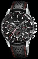 Мужские наручные часы хронограф Festina TIMELESS CHRONOGRAPH F20561/4 / Часы со светящимися циферблатом и стрелками