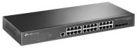 Коммутатор TP-LINK TL-SG3428X, 24 порта 10/100/1000 Base, L2, поддержка VLAN и IPv6