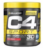 Cellucor, C4 Sport, перед тренировкой, фруктовый пунш, 270 г (9,5 унции)