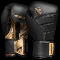 Перчатки Hayabusa T3 Black/Gold - Hayabusa - Черный - 14 oz