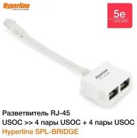 Разветвитель Hyperline RJ-45 4Prр. USOC2 x 4Pr. USOC