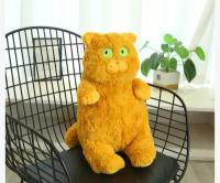 Мягкая игрушка Кот-Обормот\ Кот обнимашка, 15 см, желтый