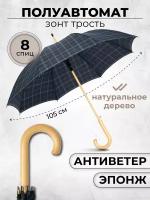 Зонт-трость Lantana Umbrella, синий