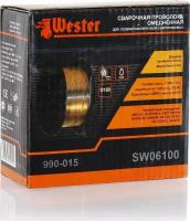 Проволока сварочная Wester SW 06100, катушка Ф 100 мм