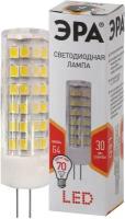 Лампочка светодиодная ЭРА STD LED JC-7W-220V-CER-827-G4 G4 7ВТ керамика капсула теплый белый свет