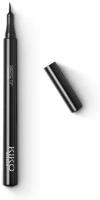 KIKO MILANO Стойкая подводка для глаз для максимальной четкости Micro Tip Eyeliner (Black)