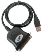 Кабель-переходник USB 2.0 AM-LPT 0.8м ORIENT ULB-201N пакет