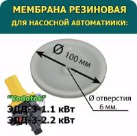 Мембрана резиновая для блоков автоматики ЭДД-3 (1.1 кВт, 2.2 кВт)