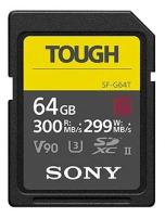 Карта памяти SDHC Sony серии SF-G TOUGH, 64GB