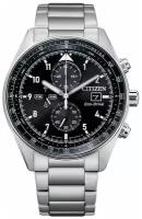 Наручные часы CITIZEN Eco-Drive CA0770-81E, черный, серебряный