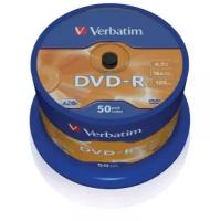 Диск Verbatim DVD-R 4,7 GB 16x CB/50