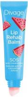 DIVAGE Бальзам для губ Lip Rehab Balm SOS-восстановление с ароматом арбуза, 12 мл