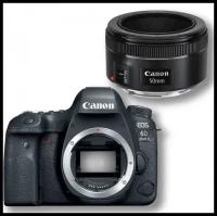 Зеркальный фотоаппарат Canon EOS 6D Mark II Kit 50 1.8 stm