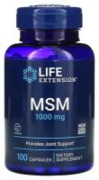 LIFE Extension MSM 1000 мг, 100 капс