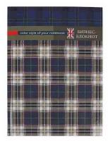 Бизнес-блокнот А4 80л. Шотландская КЛЕТКА-7 (Б80-5643) 7БЦ, глянц.ламин., цвет.мелов.обл