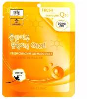 3W Clinic Fresh Coenzyme Q10 Mask Sheet (Тканевая маска для лица с коэнзимом), 23 мл