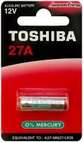 Батарейки Toshiba 27A BP-1C, 12V (MN27, L828), блистер 1 шт