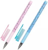 Ручка шариковая BRAUBERG "Узоры", синяя, корпус с печатью ассорти, узел 0,7 мм, линия письма 0,35 мм, 12 шт