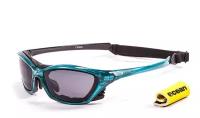 Солнцезащитные очки OCEAN OCEAN Lake Garda Transparent Blue / Grey Polarized lenses, черный, голубой