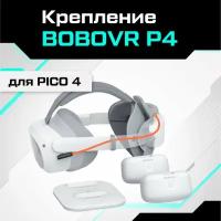 Крепление BOBOVR P4 для PICO 4 (с 2-мя аккумуляторами и док-станцией)