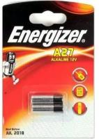 Батарейка A27 12В щелочная Energizer A27 в блистере 2шт