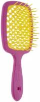 Janeke SUPERBRUSH Щетка для волос 86SP226FY- темно-розовый, желтый 20,3х8,5х3,1 см