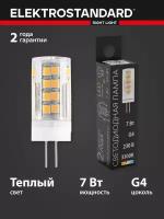 Светодиодная лампа JC 7W 220V 3300K G4 LED Elektrostandard (BLG405)