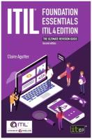 ITIL® Foundation Essentials ITIL 4 Edition. The ultimate revision guide