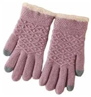 Перчатки, размер 16-21, розовый