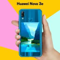 Силиконовый чехол на Huawei nova 3e Озеро / для Хуавей Нова 3е