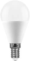 Лампа светодиодная Saffit SBG4515 55210, E14, G45