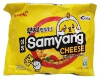 Лапша быстрого приготовления SamYang Cheese / СамЯнг Чиз со вкусом сыра 120 г. (Корея)