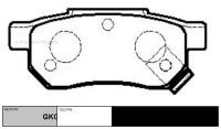 (Старый Номер Ckho-17) Колодки Тормозные CTR арт. GK0334