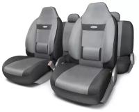 Чехлы на сиденья универсальные COMFORT COM-1105H BK/D. GY