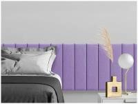 Мягкое изголовье кровати Cabrio Violet 15х60 см 2 шт