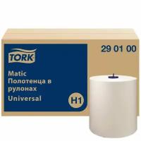 Полотенце бумажное 1-сл 290х190 мм 280 м/рул MATIC белое TORK 1 шт