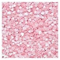 Декор Сердечки розовые перламутровые, 100 гр