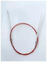 Спицы для вязания Addi круговые с удлиненным кончиком, латунь, 4,5 мм, 100 см, арт.775-7/4.5-100