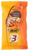 Бритвенный станок Bic Sensitive одноразовый, 3 лезвия, 8 шт