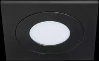 Встраиваемый светильник Lightstar Leddy 212188, LED, 3Вт, кол-во ламп:1шт., Черный