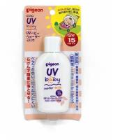 PIGEON Молочко для лица и тела PIGEON UV SPF15 возраст 0+ флакон 60гр