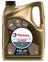 Синтетическое моторное масло TOTAL Classic 9 5W-40, 5 л