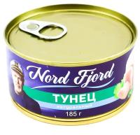 Тунец Nord Fjord филе натуральный 185г